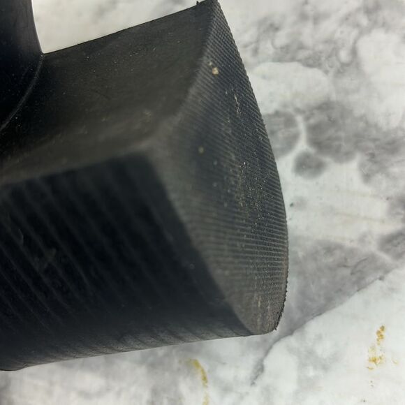 JustFab Abby Black White Bone Snakeskjn Pointed Toe Wedge Heel Pull On Bootie - Picture 11 of 13